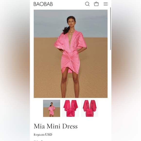 Baobab Collection Dresses & Skirts - Baobab Mia Mini dress, sexy af, size small